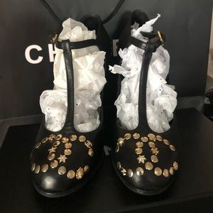 Chanel Mary Jane Wedges